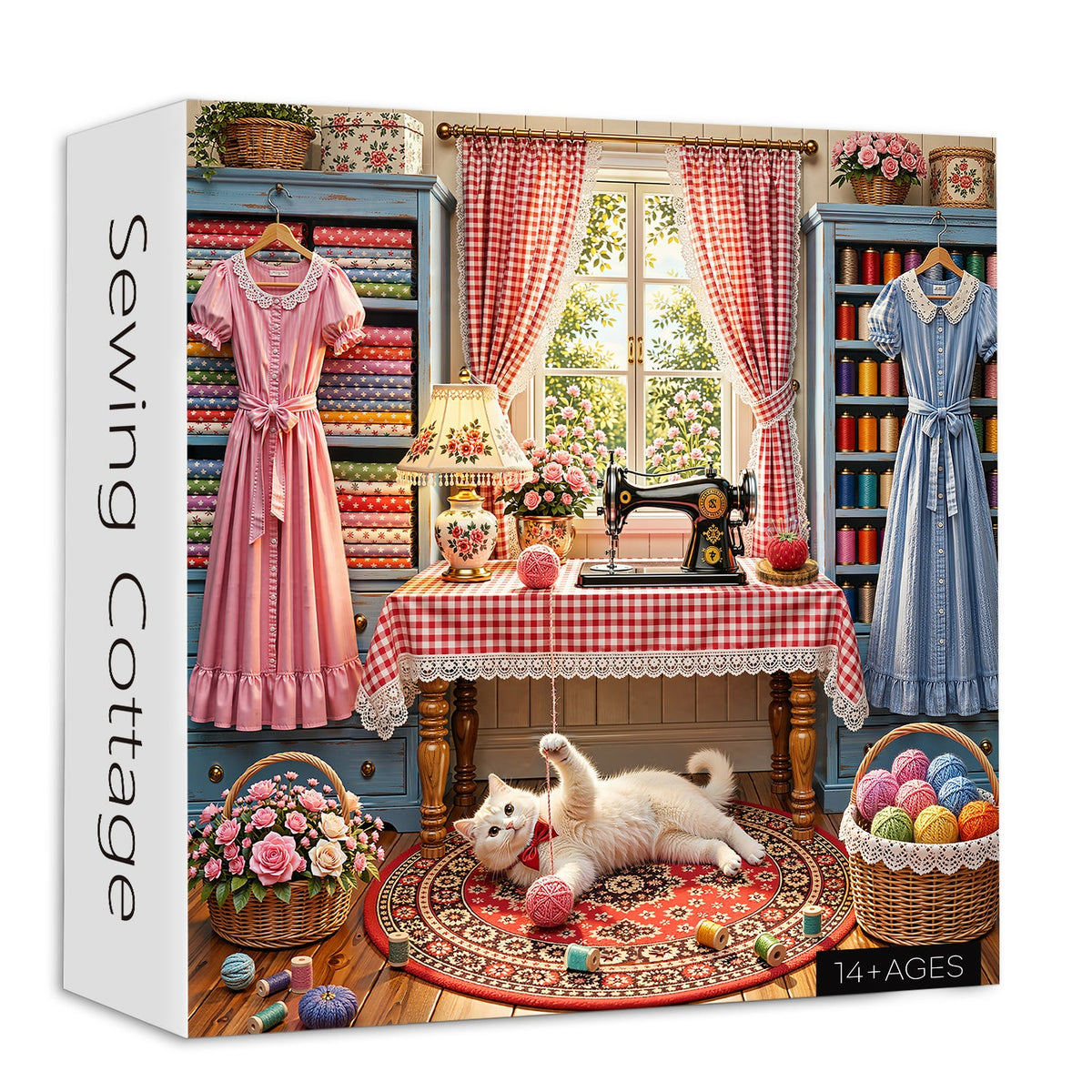 Sewing Cottage Jigsaw Puzzle 1000 Piece