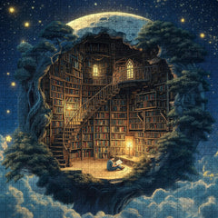 Starry Night Book Nest Jigsaw Puzzle 1000 Pieces