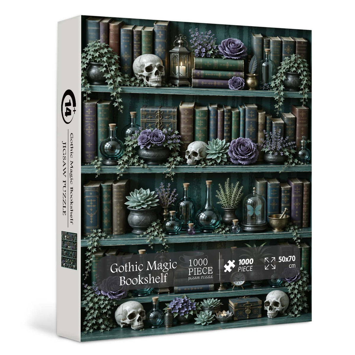 Gothic Magic Bookshelf Jigsaw Puzzle 1000 Piece