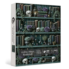 Gothic Magic Bookshelf Jigsaw Puzzle 1000 Piece