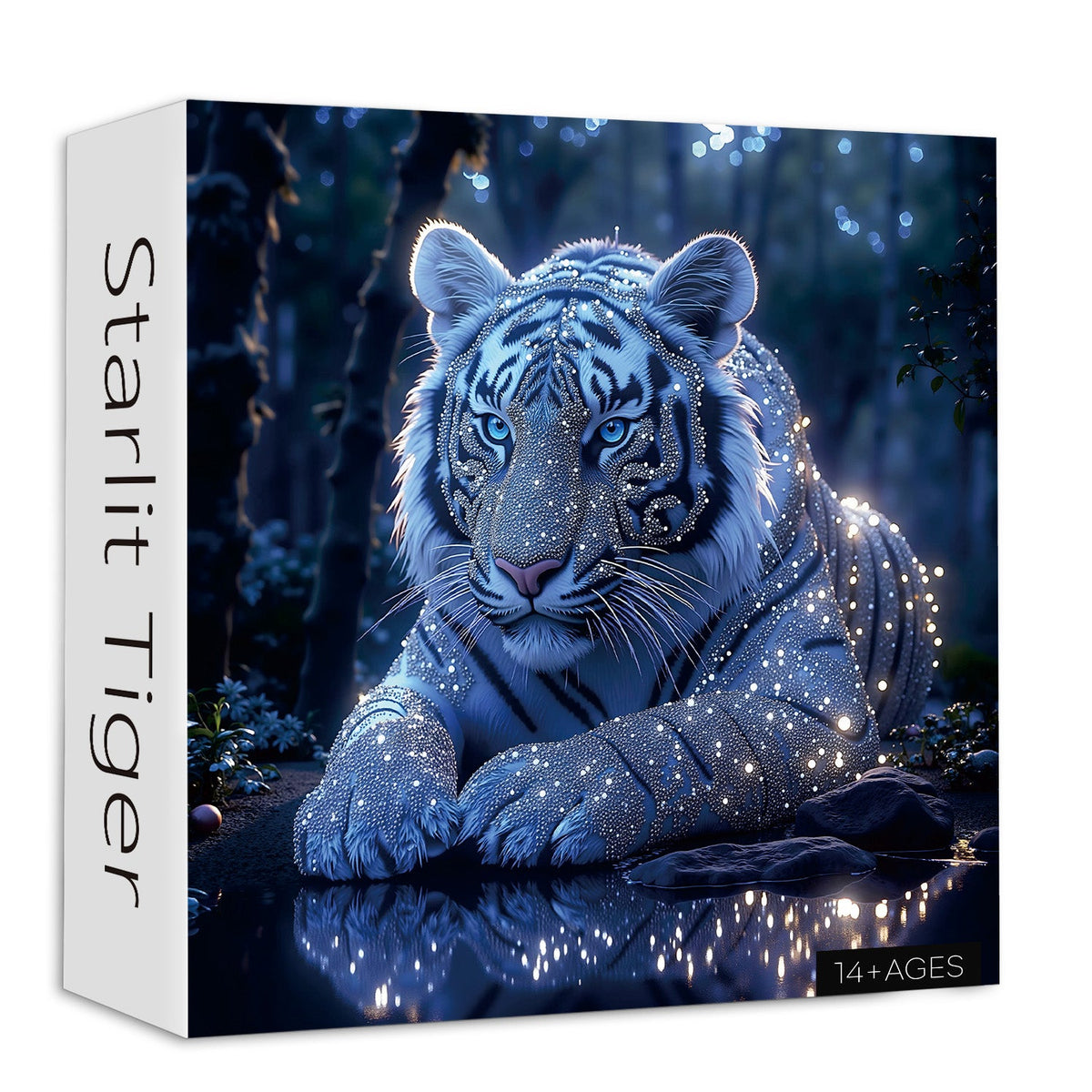 Starlit Tiger Jigsaw Puzzle 1000 Pieces