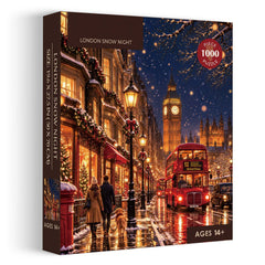 London Snow Night Jigsaw Puzzle 1000 Pieces
