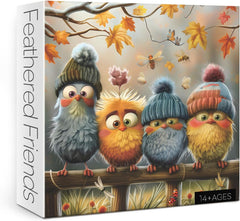 Feathered Friends Jigsaw Puzzle 1000 Pieces