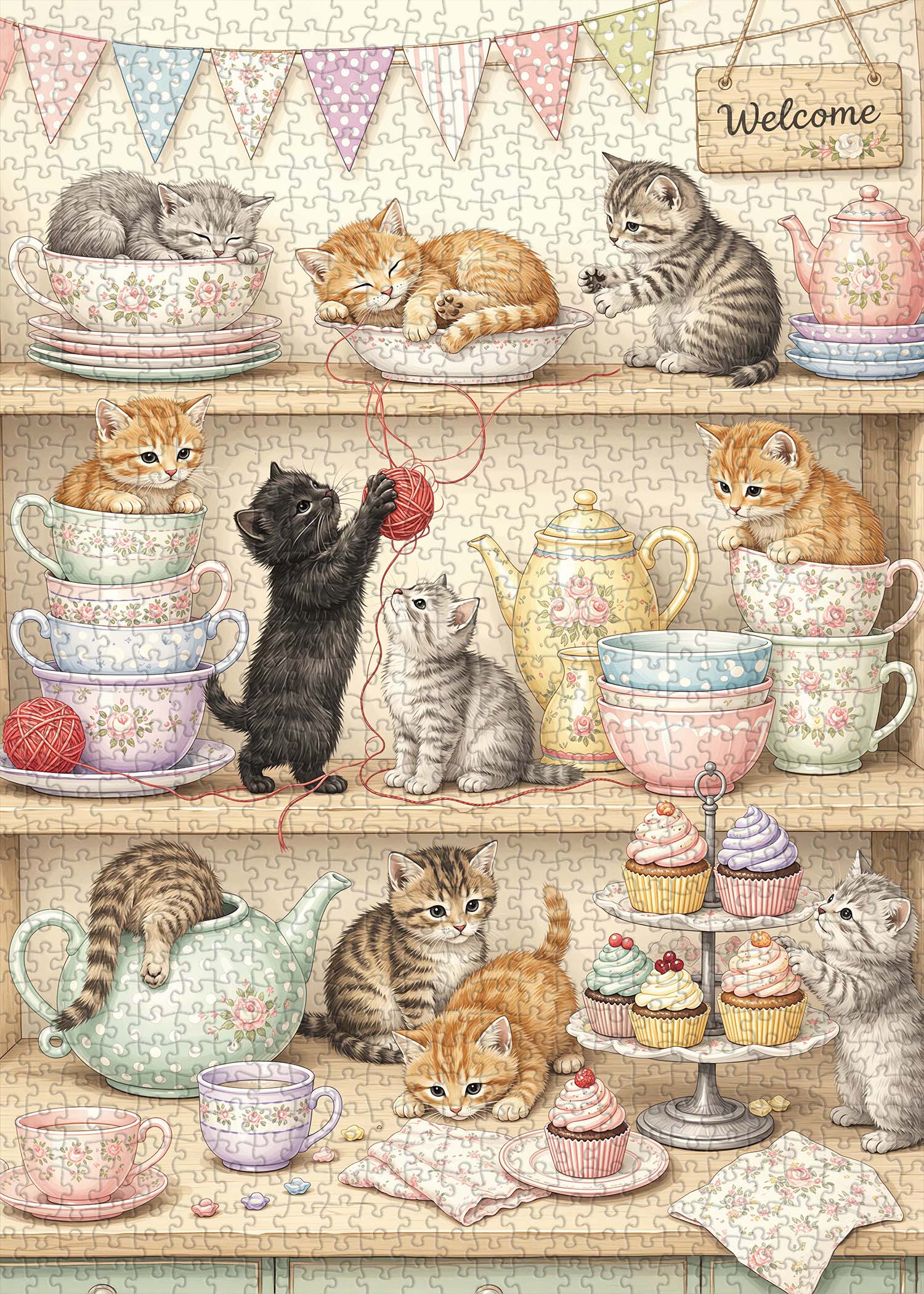 Fairytale Kitties Jigsaw Puzzle 1000 Piece