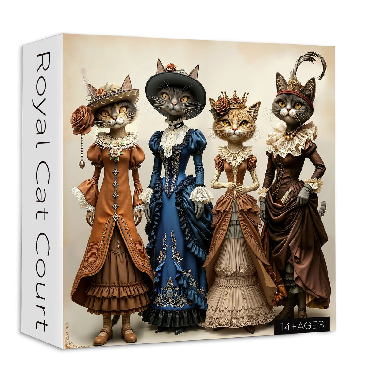 Royal Cat Court Jigsaw Puzzle 1000 Piece