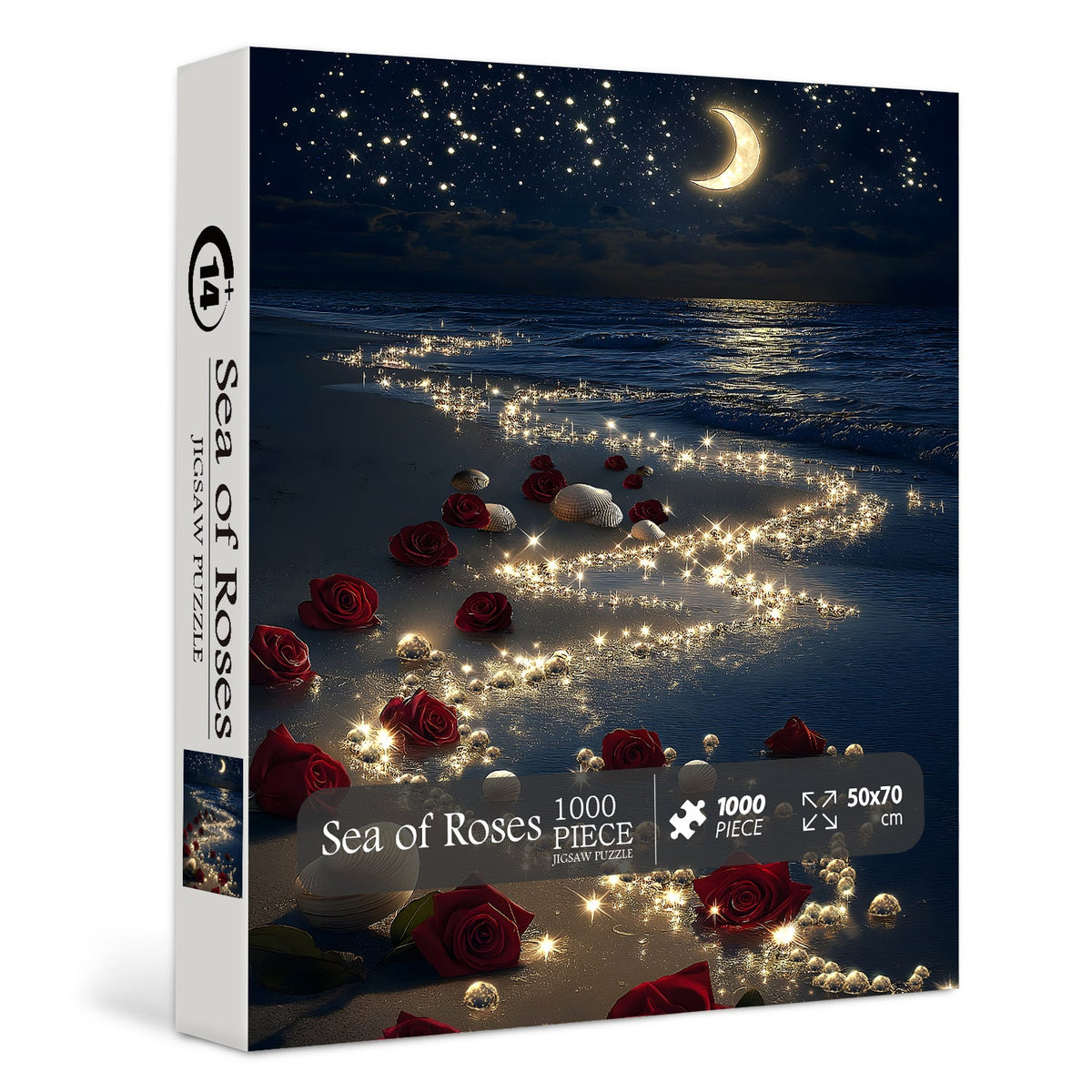 Sea of Roses Jigsaw Puzzles 1000 Pieces