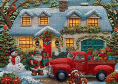 Snowy Cozy Home Jigsaw Puzzles 1000 Pieces