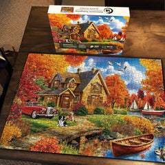 Herbstliche Ruhe Puzzle 1000 Teile