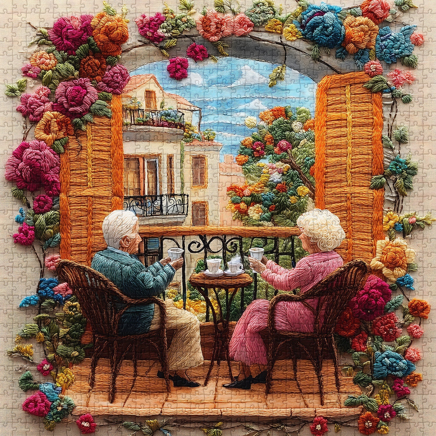 Cozy Afternoon Tea Jigsaw Puzzle 1000 Pieces