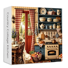 Country Cottage Kitchen Jigsaw Puzzle 1000 Piece