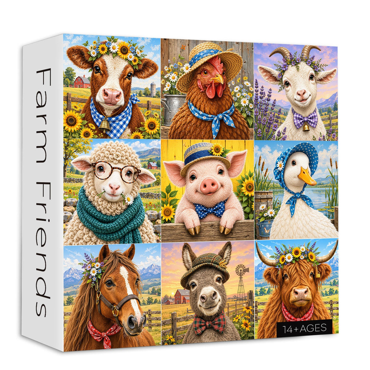 Farm Friends Jigsaw Puzzle 1000 Piece