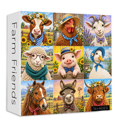 Farm Friends Jigsaw Puzzle 1000 Piece