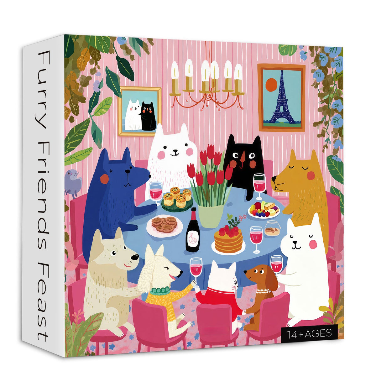 Furry Friends Feast Jigsaw Puzzle 1000 Piece