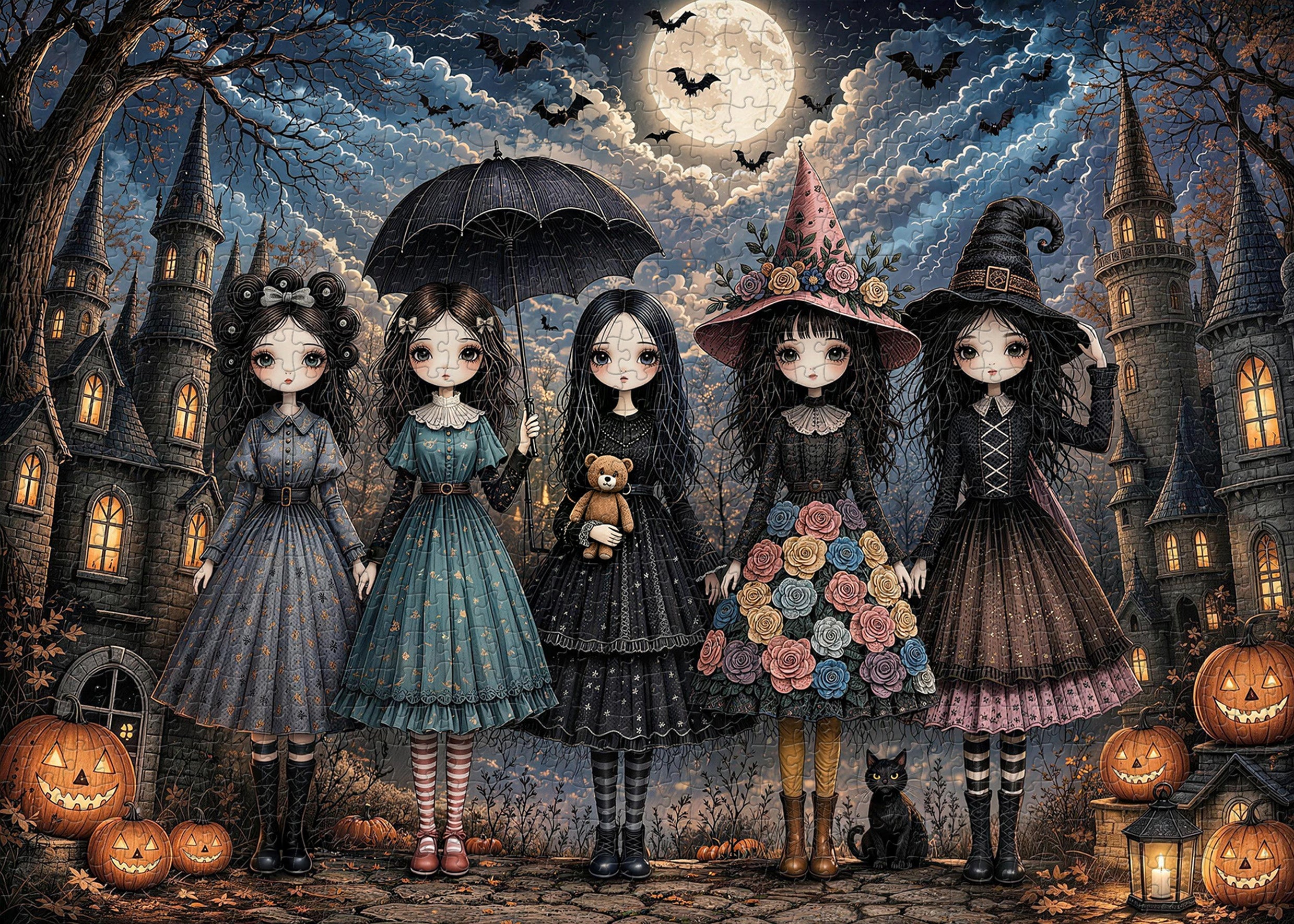 Castle Girls Jigsaw Puzzle 1000 Piece