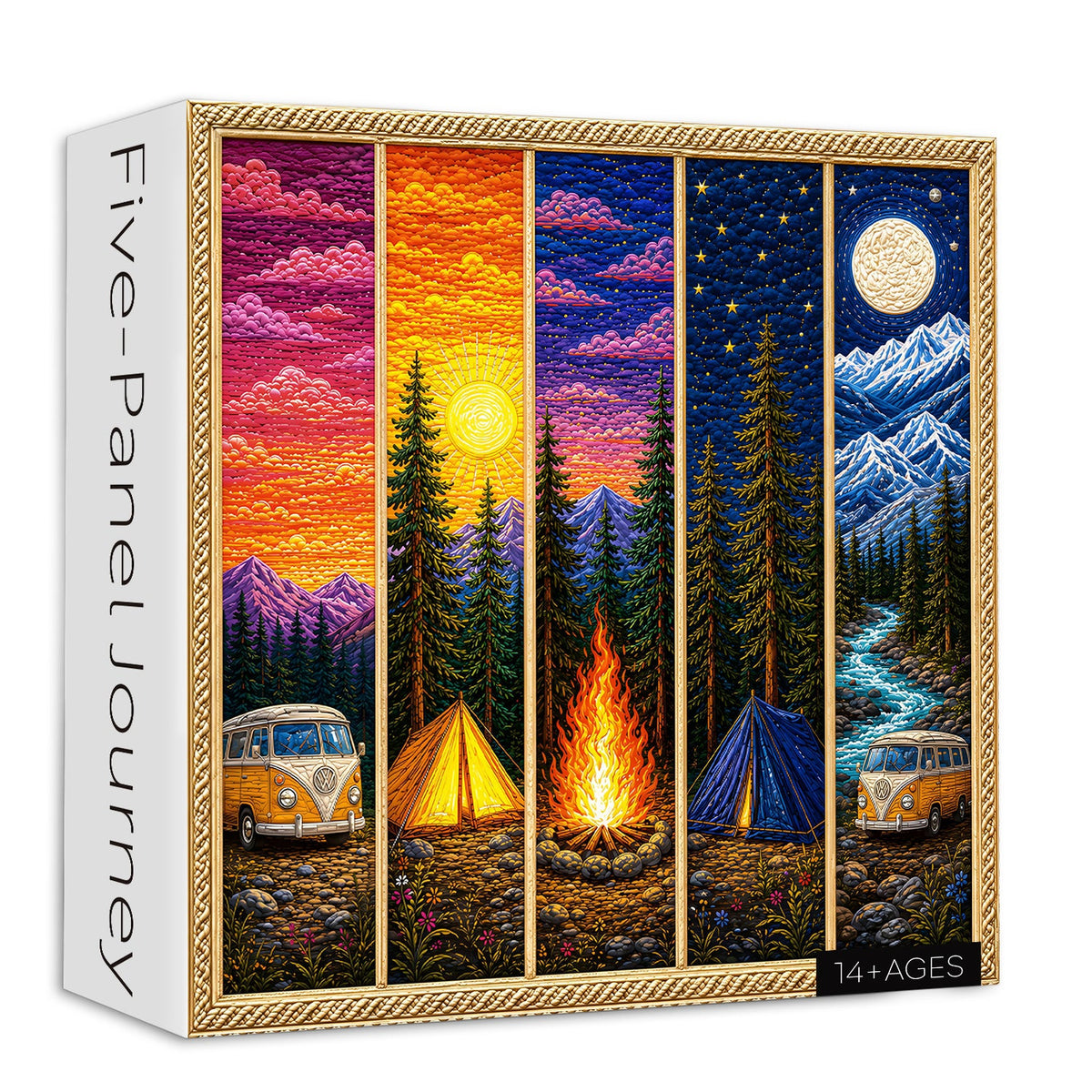Five-Panel Journey Jigsaw Puzzle 1000 Piece