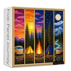 Five-Panel Journey Jigsaw Puzzle 1000 Piece