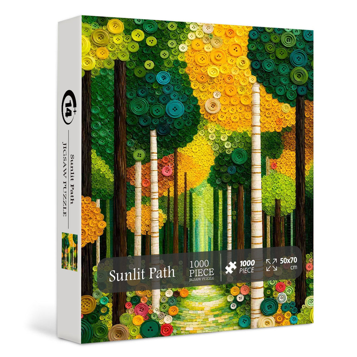 Sunlit Path Jigsaw Puzzle 1000 Pieces