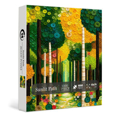 Sunlit Path Jigsaw Puzzle 1000 Pieces