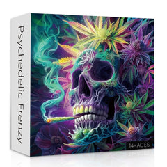 Psychedelic Frenzy Jigsaw Puzzle 1000 Pieces