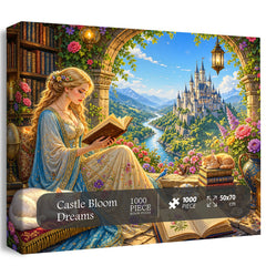 Castle Bloom Dreams Jigsaw Puzzle 1000 Pieces