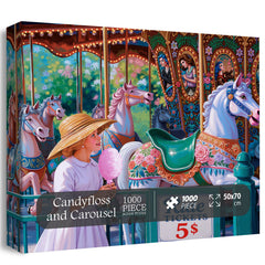 Candyfloss and Carousel Jigsaw Puzzle 1000 Pieces