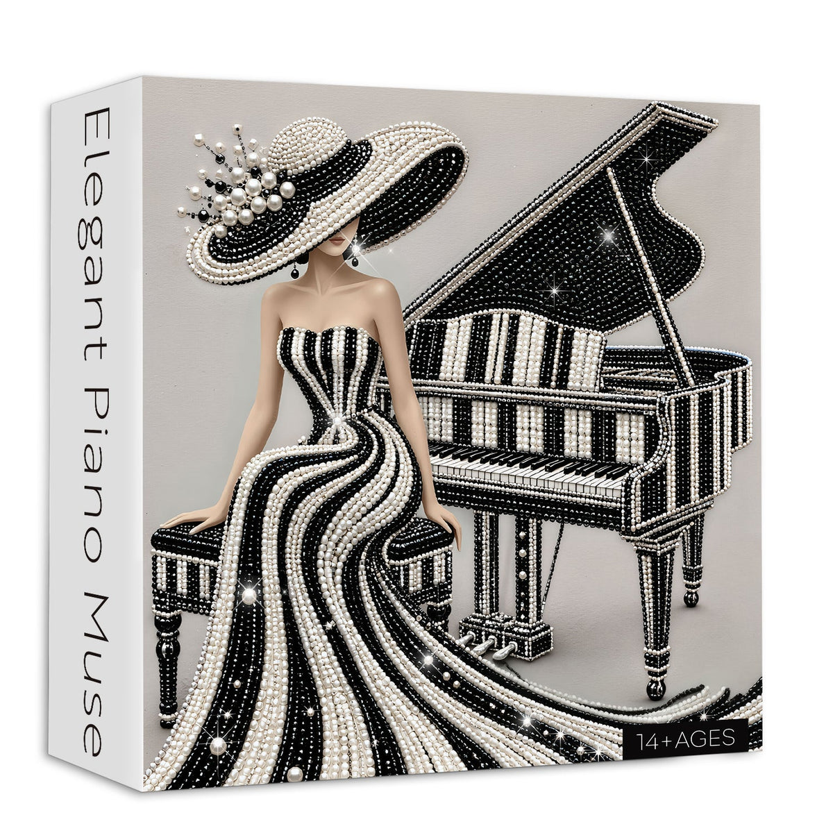 Elegant Piano Muse Jigsaw Puzzle 1000 Piece