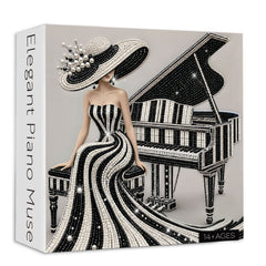 Elegant Piano Muse Jigsaw Puzzle 1000 Piece