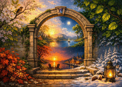Hourglass Time Gate Jigsaw Puzzle 1000 Piece