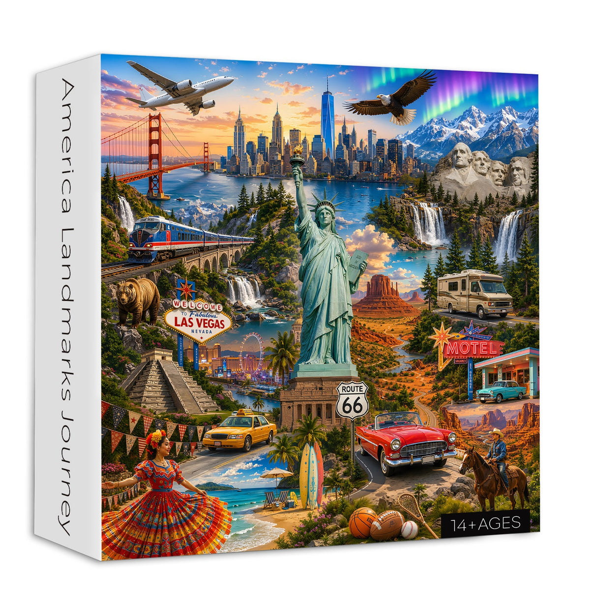 America Landmarks Journey Jigsaw Puzzle 1000 Pieces