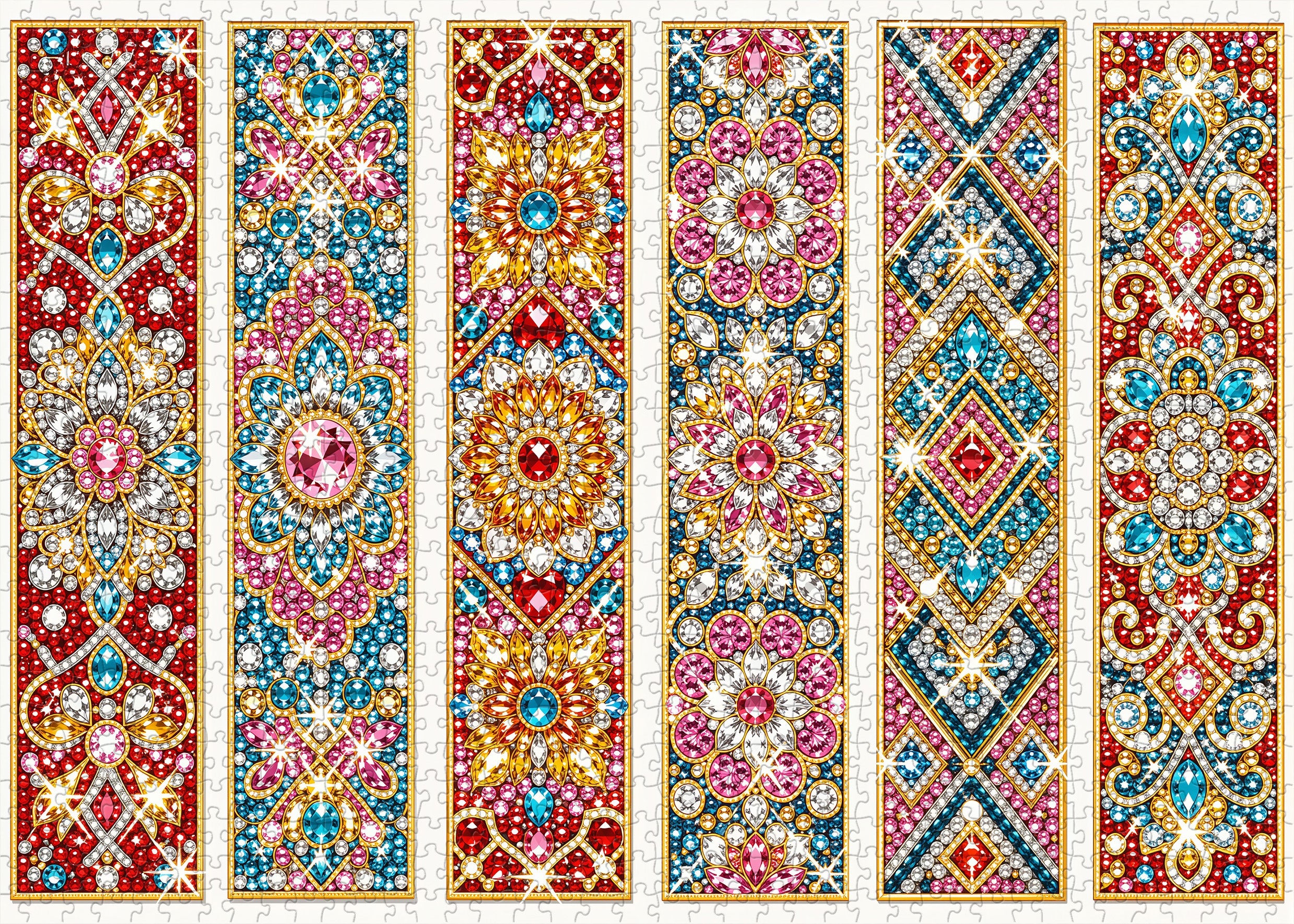 Sparkle Bookmarks Jigsaw Puzzle 1000 Piece