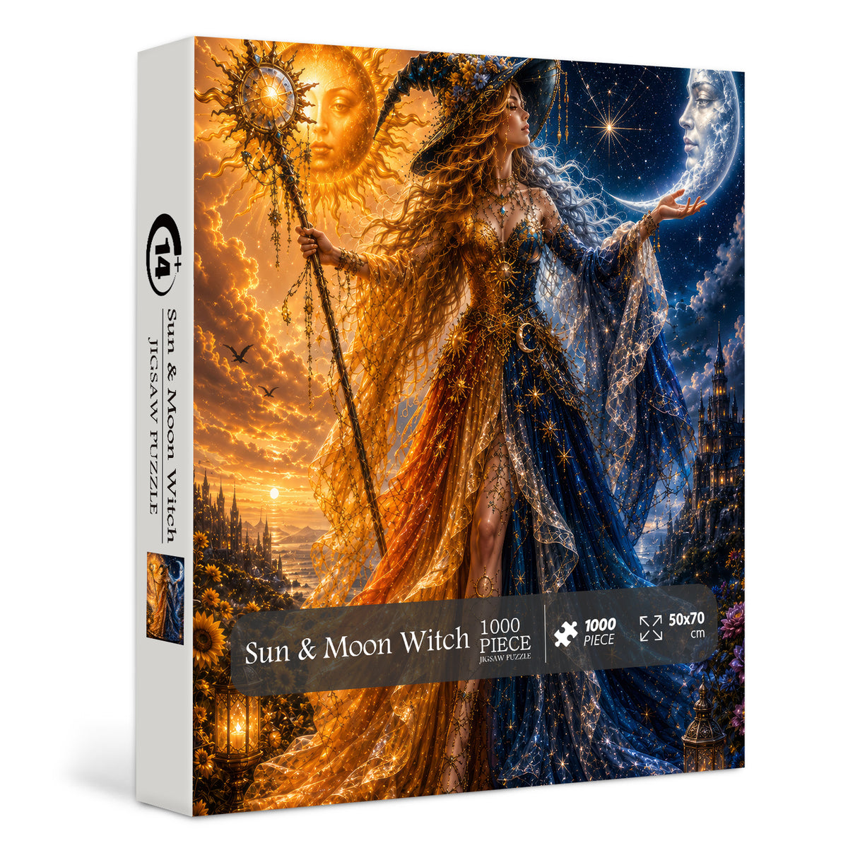 Sun & Moon Witch Jigsaw Puzzle 1000 Pieces