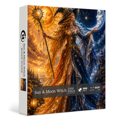 Sun & Moon Witch Jigsaw Puzzle 1000 Pieces