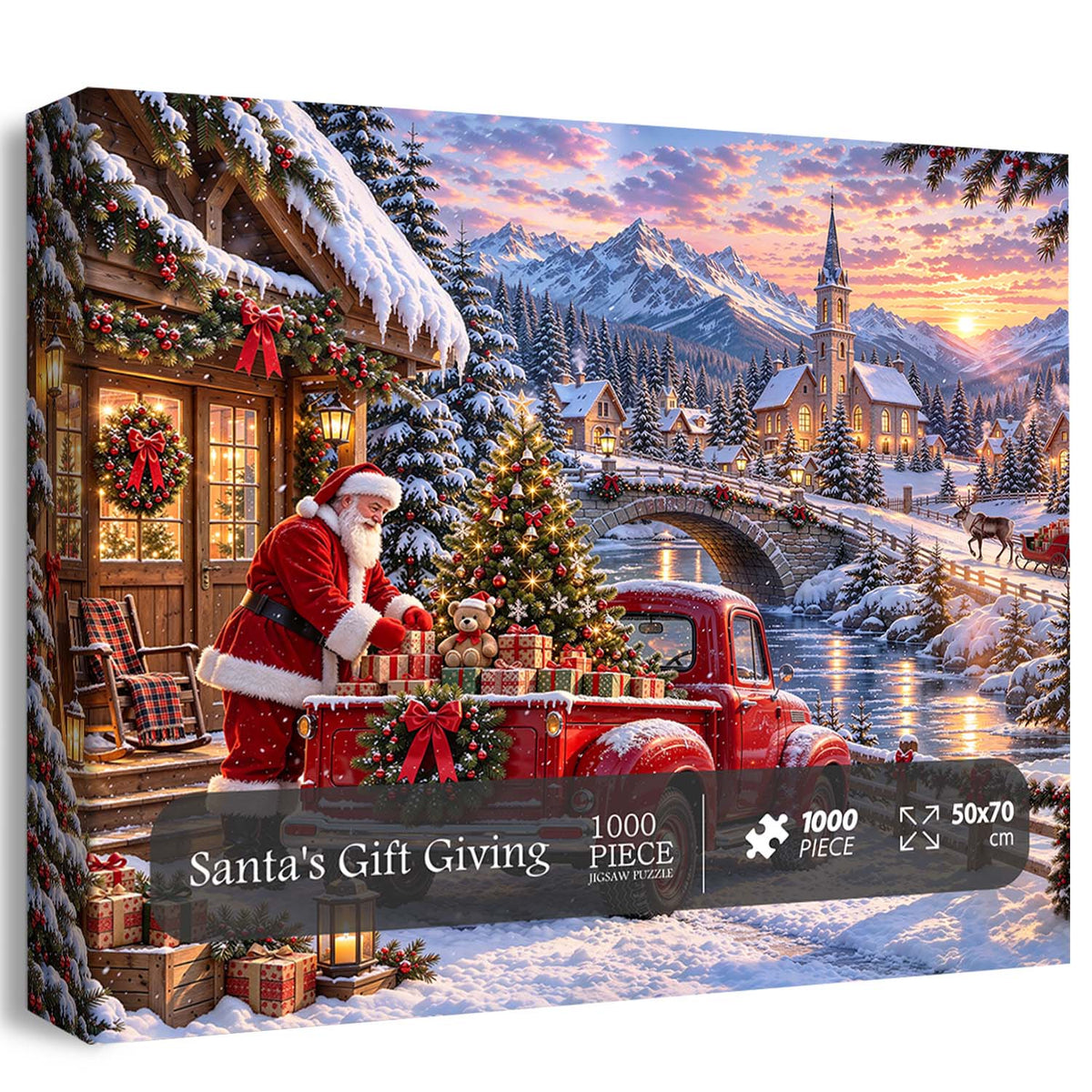 Santa's Gift Giving Jigsaw Puzzle 1000 Piece