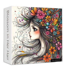 Blossom in Her Hair Jigsaw Puzzle 1000 Pieces