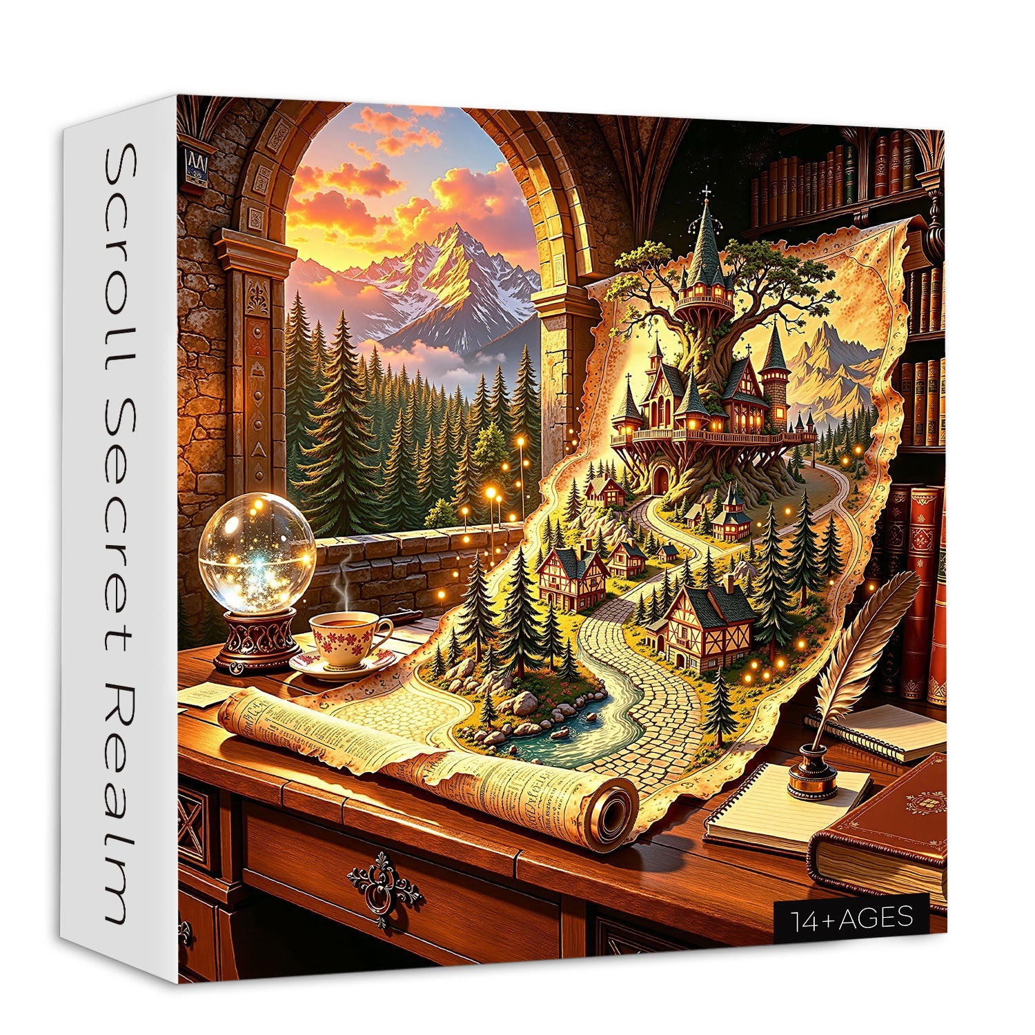 Scroll Secret Realm Jigsaw Puzzle 1000 Pieces – Fun-Puzzle