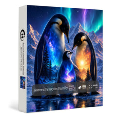 Aurora Penguin Family Jigsaw Puzzle 1000 Pieces