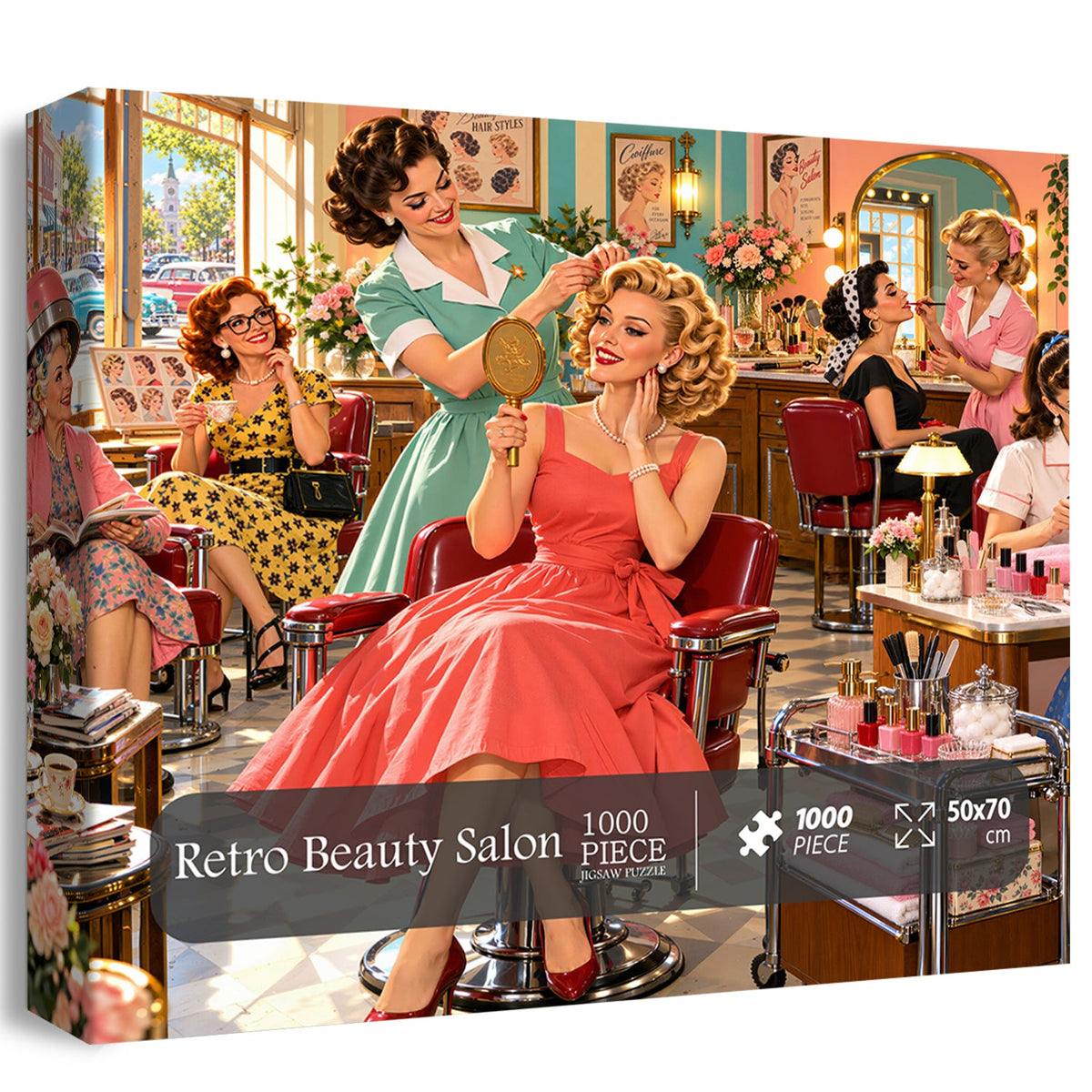 Retro Beauty Salon Jigsaw Puzzle 1000 Pieces