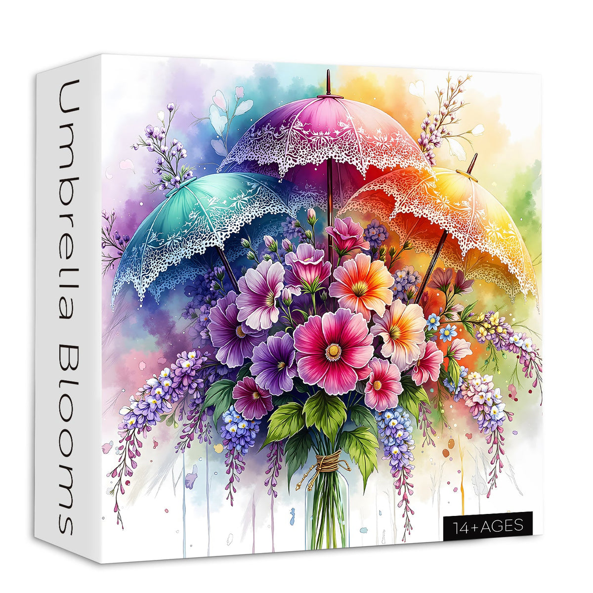 Umbrella Blooms Jigsaw Puzzle 1000 Pieces
