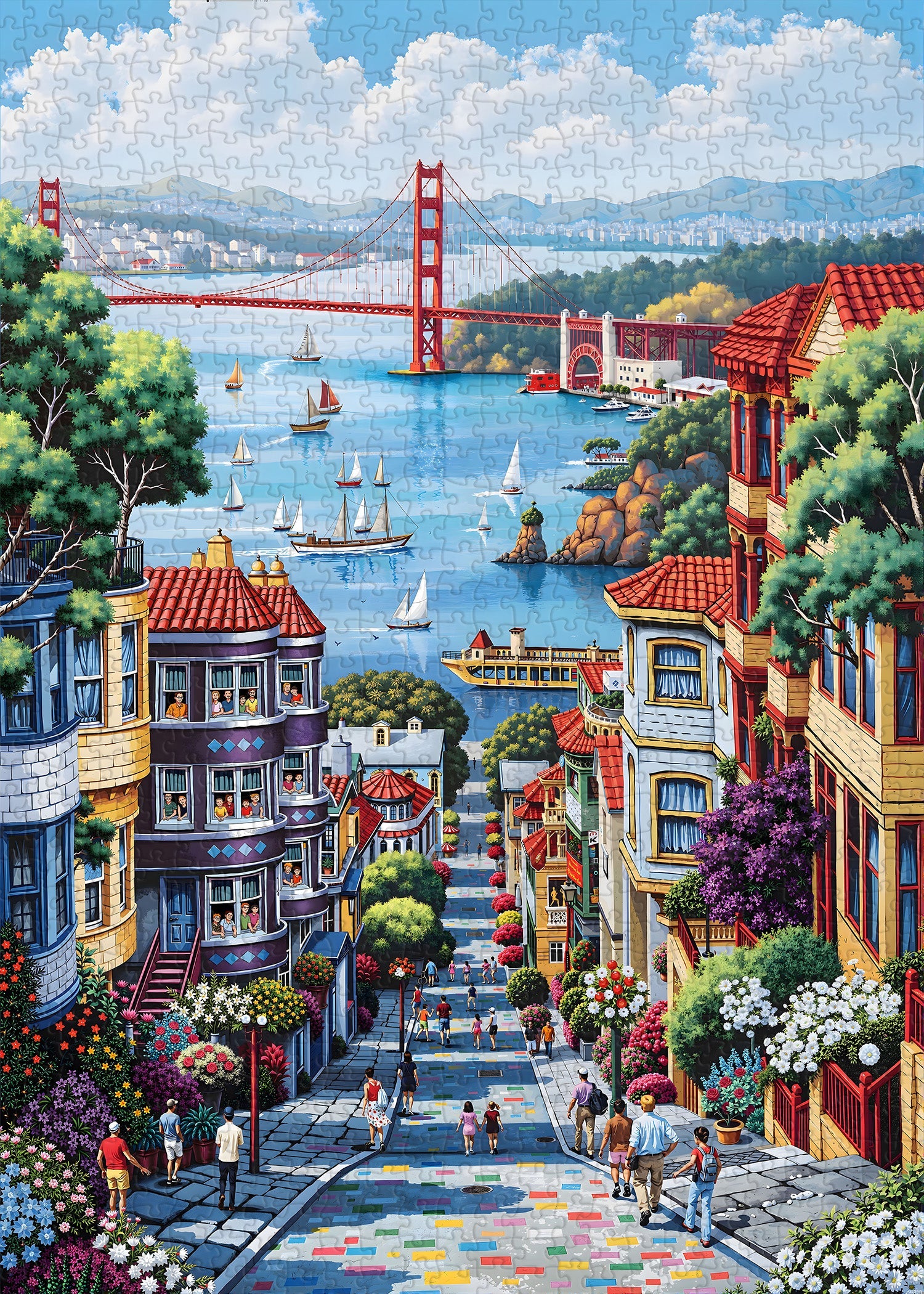 Bay Charm Jigsaw Puzzle 1000 Pieces