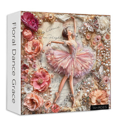 Puzzle 1000 Pièces Floral Dance Grace
