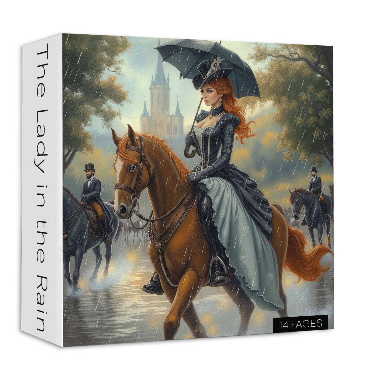 The Lady in the Rain Jigsaw Puzzle 1000 Pieces