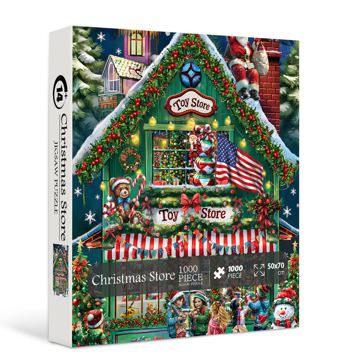 Weihnachtsladen-Puzzle 1000 Teile 