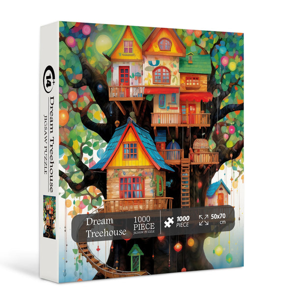 アート・デザイン・音楽 Dream Treehouses Dream Treehouse Jigsaw Puzzle 1000 Pieces – Fun-Puzzle