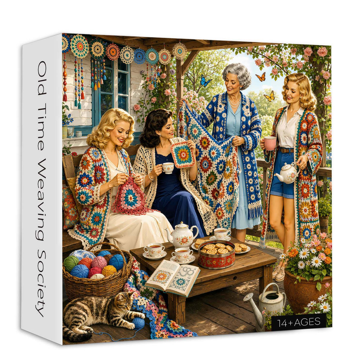 Old Time Weaving Society Jigsaw Puzzle 1000 Pieces