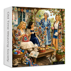 Old Time Weaving Society Jigsaw Puzzle 1000 Pieces