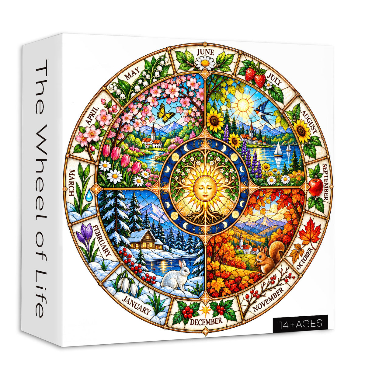 The Wheel of Life Jigsaw Puzzle 1000 Pieces
