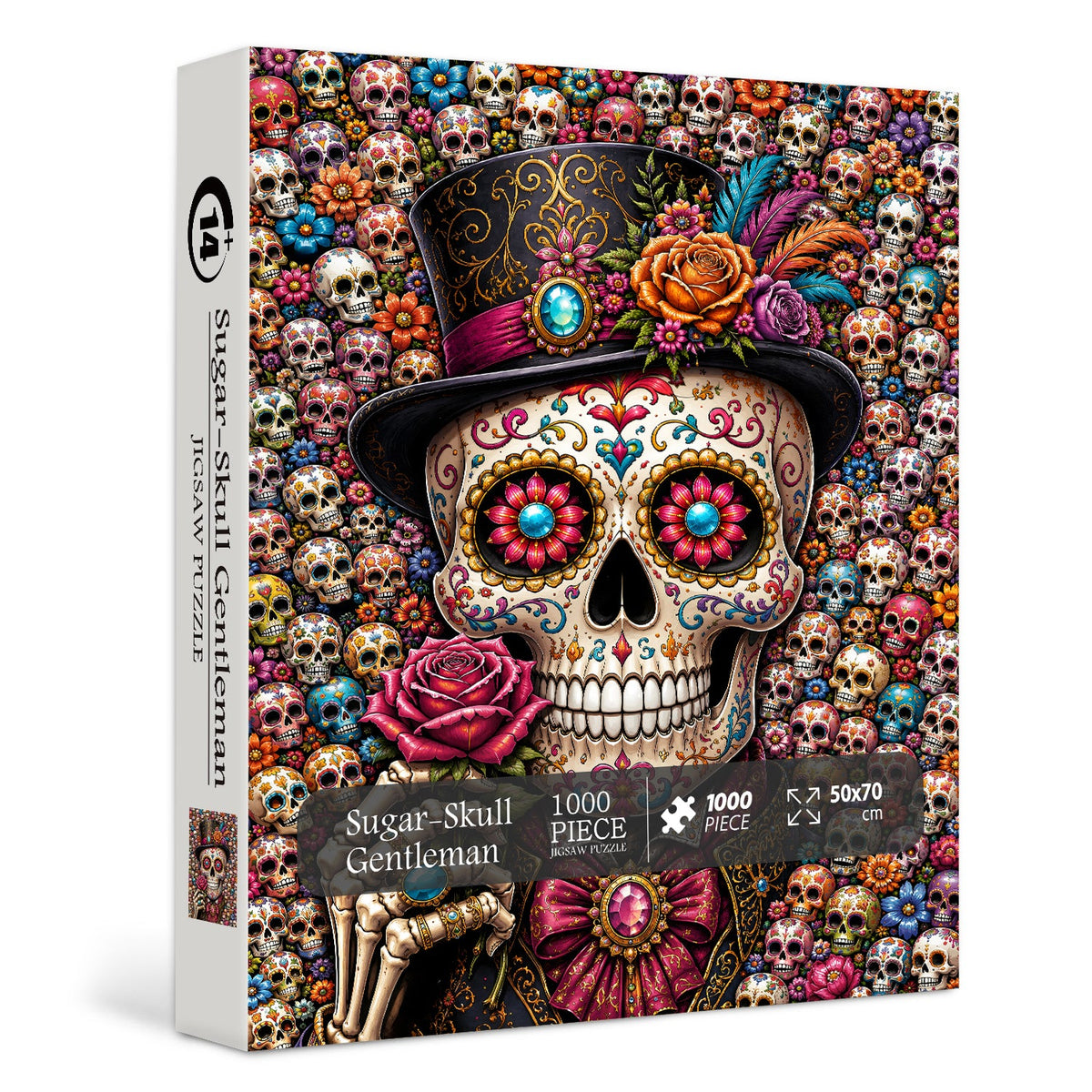 Sugar‑Skull Gentleman Jigsaw Puzzle 1000 Piece