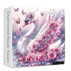 Diamond Rose Swan Jigsaw Puzzle 1000 Pieces