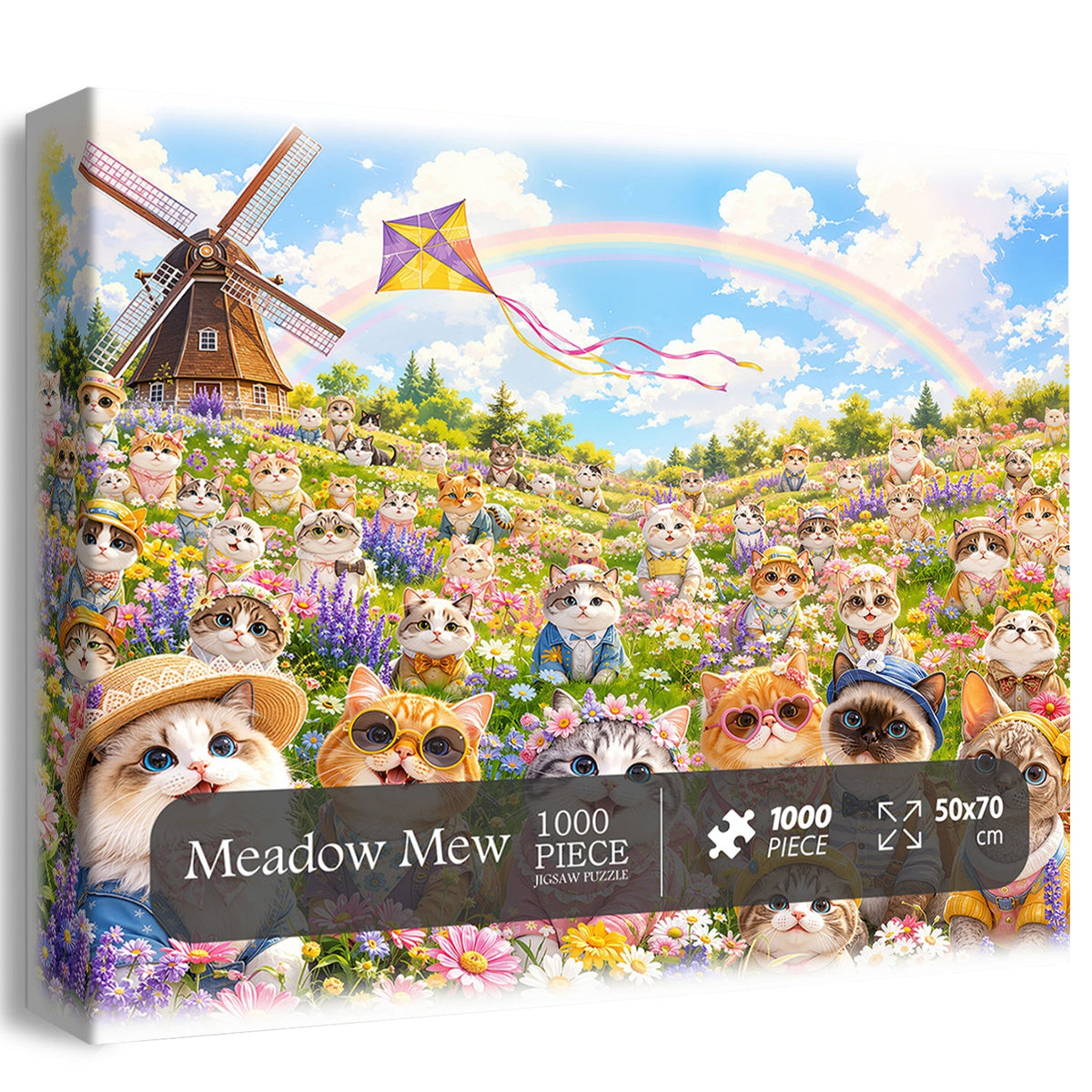 Meadow Mew Jigsaw Puzzle 1000 Piece