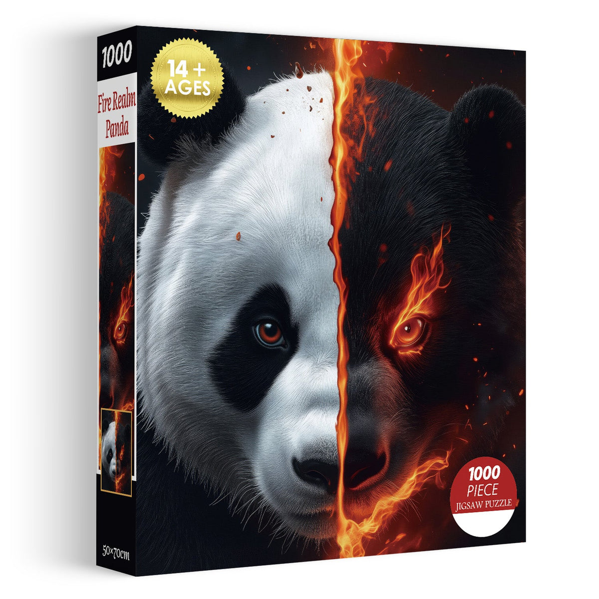 Fire Realm Panda Jigsaw Puzzles 1000 Pieces